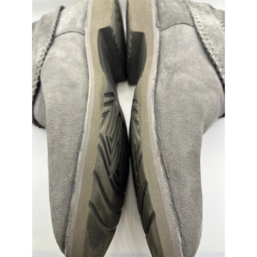 UGG Australia Women's Gray Suede Sheepskin Lined Ankle Boots Size‎ 9